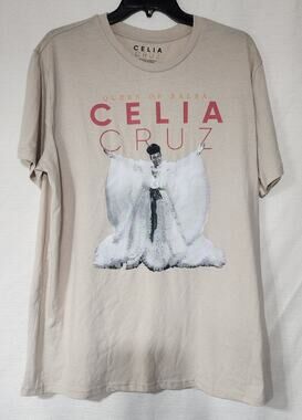 Celia Cruz graphic men's XXL shirt